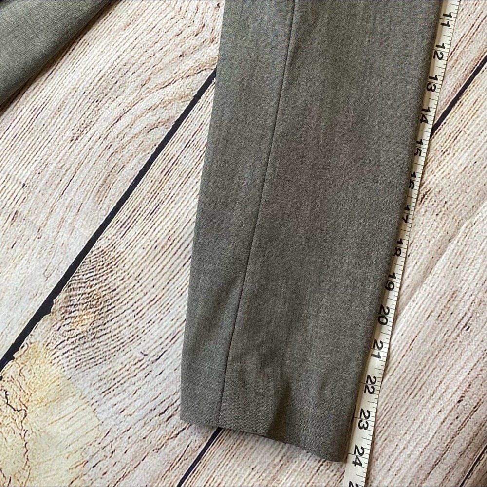 Akris Gray Wool Three Button Blazer Size 12 - image 8